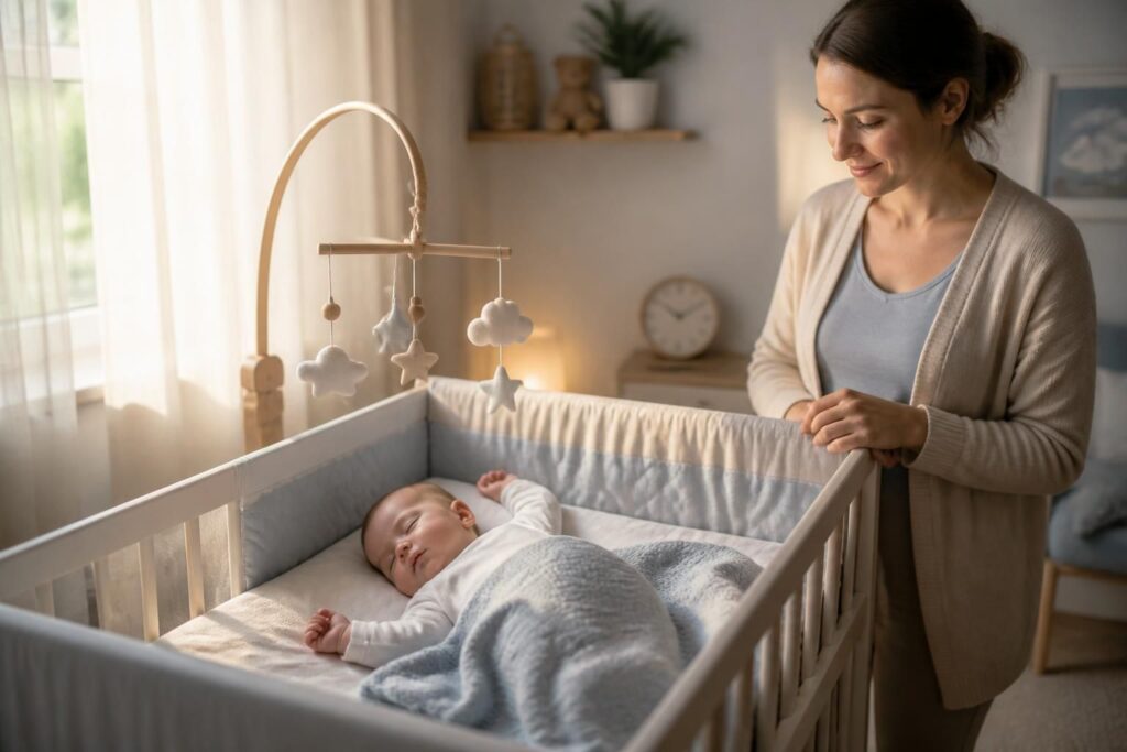 découvrez comment organiser le sommeil et les siestes d'un bébé de 3 mois grâce à une journée type adaptée à ses besoins pour un développement harmonieux.
