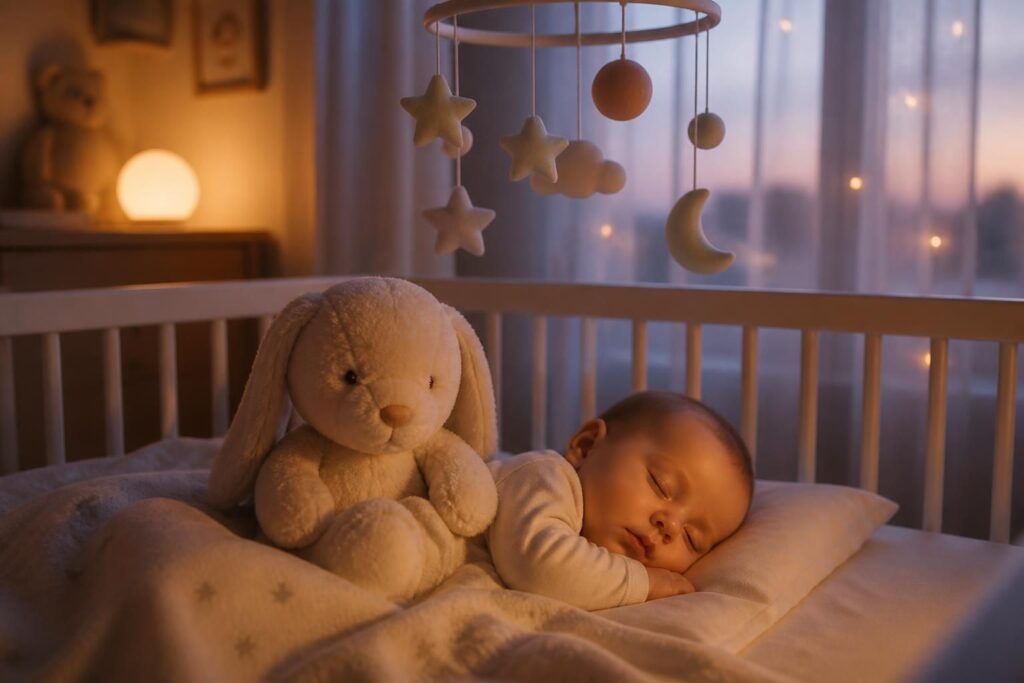 découvrez notre peluche pour sommeil bébé, un compagnon doux et rassurant qui accompagne votre enfant tout au long de la nuit pour des nuits paisibles et sereines.