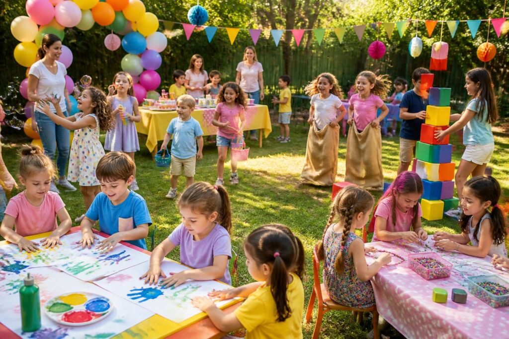 Activité anniversaire enfant : idées adaptées selon l’âge de 4 à 10 ans