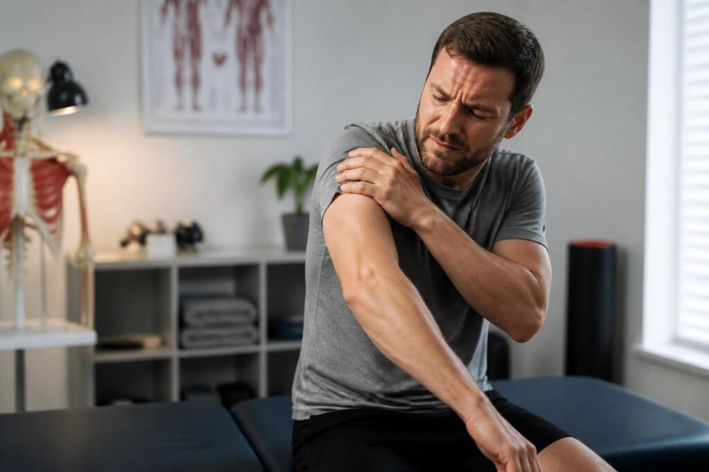 découvrez les symptômes, causes et traitements efficaces de la douleur à l'épaule qui descend dans le bras pour mieux comprendre et soulager votre douleur.