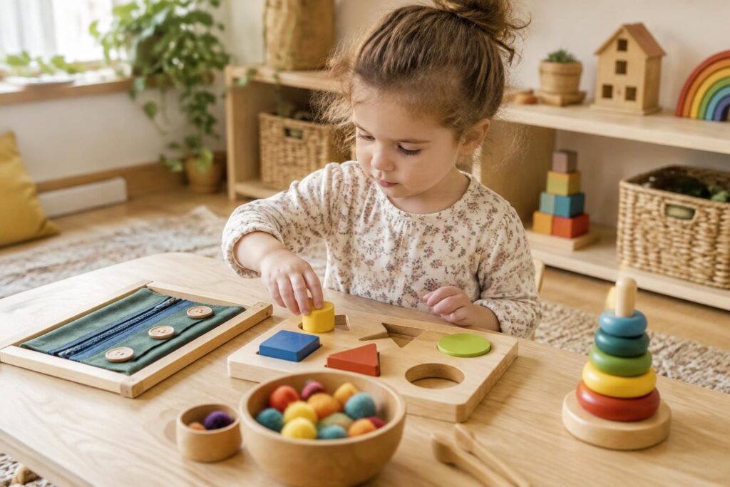 découvrez des jeux montessori à fabriquer pour les enfants de 3 ans : des activités simples pour développer leur autonomie, leur créativité et leur motricité.