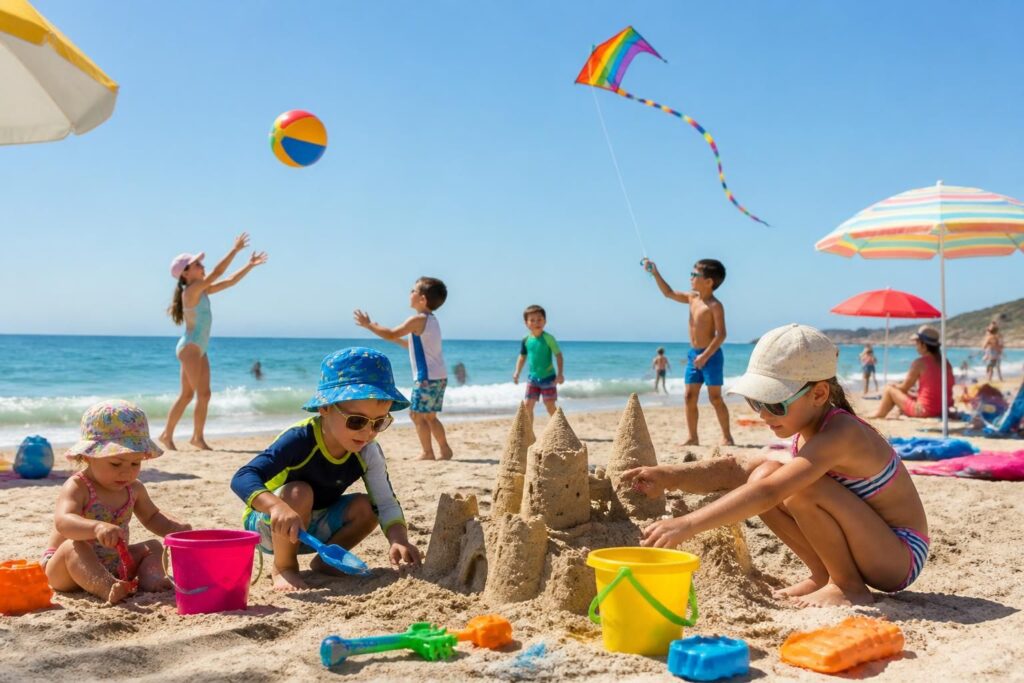 découvrez une sélection de jeux de plage adaptés aux enfants de 2 à 8 ans et plus, pour des moments ludiques et conviviaux en bord de mer.