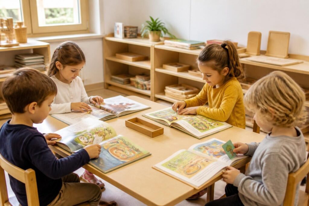 découvrez 'mes premières lectures montessori' en pdf, idéal pour un rallye lecture adapté aux enfants, favorisant l'autonomie et l'amour de la lecture.