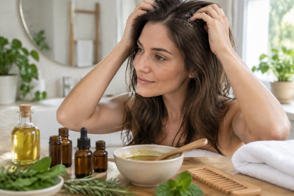 découvrez des remèdes naturels contre les pellicules : huiles essentielles, soins maison et astuces efficaces pour apaiser le cuir chevelu.