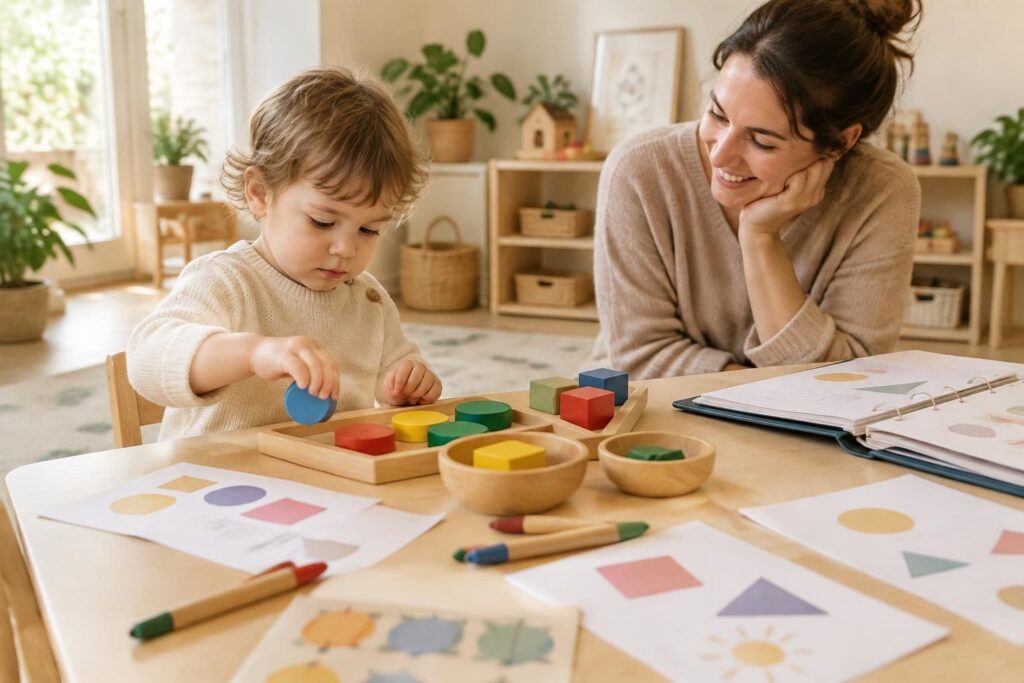 téléchargez des activités montessori gratuites en pdf pour stimuler la curiosité, l’autonomie et l’éveil des enfants dès 2 ans.