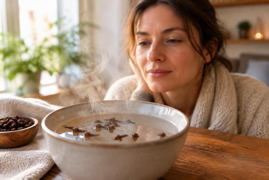 découvrez les effets possibles de l’inhalation de clou de girofle en cas de rhume, sinusite ou toux, ainsi que les précautions à prendre.