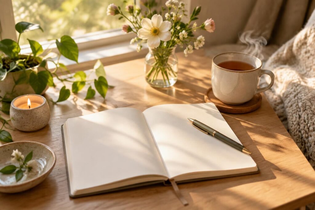 découvrez un exemple de journal de gratitude et des conseils simples pour cultiver le bien-être, apprécier les petits moments et instaurer une routine positive au quotidien.