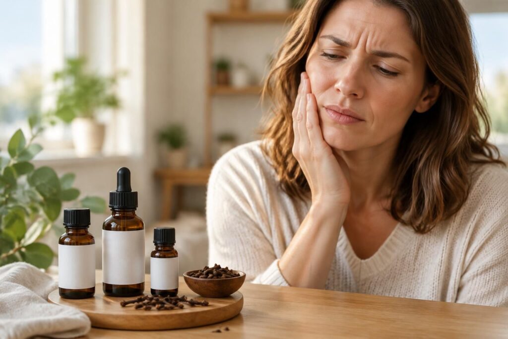 mal de dents : découvrez quelles huiles essentielles peuvent apaiser la douleur, comment les utiliser avec précaution et quand consulter un dentiste.